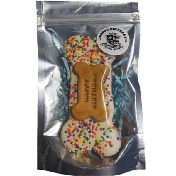 Best Huds And Toke Happy Birthday Bone Blue 1Pk - 14Cm - Pet Home | The Perfect Pet Supplies Shopping Experience Shop All