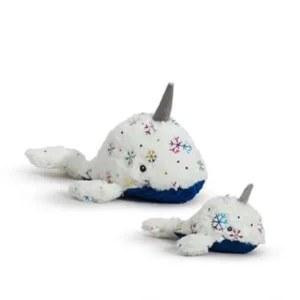New HuggleHounds Nellie Narwhal Knottie (Small) - Pet Home | The Perfect Pet Supplies Shopping Experience Pet Toys