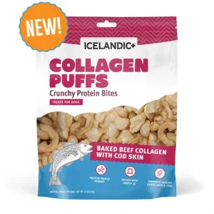 Store Icelandic+ Beef Collagen Puffs with Cod Skin Treats for Dogs (2.5 oz) - Pet Home | The Perfect Pet Supplies Shopping Experience Dogs