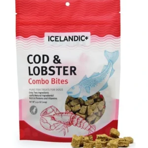 Discount Icelandic+ Cod & Lobster Combo Bites Fish Dog Treat 3.52-oz Bag - Pet Home | The Perfect Pet Supplies Shopping Experience Dogs