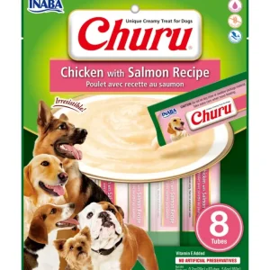 Best Inaba Dog Churu Chicken With Salmon Recipe Dog Treat - Pet Home | The Perfect Pet Supplies Shopping Experience Shop All