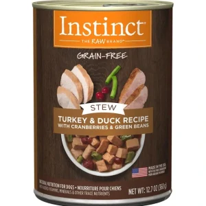 Clearance Instinct Grain Free Stews Turkey and Duck with Cranberries and Green Beans Recipe Natural Canned Dog Food - Pet Home | The Perfect Pet Supplies Shopping Experience Cats