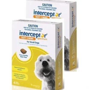 Sale Interceptor Spectrum Small Dog 4-11kg pack of 12 - Pet Home | The Perfect Pet Supplies Shopping Experience Dogs