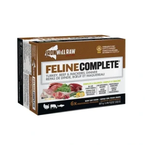 Store Iron Will Raw, Feline Complete, Turkey,Beef and Mackerel Dinner - 1.36kg - Pet Home | The Perfect Pet Supplies Shopping Experience Shop All