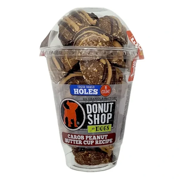 Best K9 Granola Donut Holes Carob Peanut Butter Cup Recipe Dog Treats (15 Ct.) - Pet Home | The Perfect Pet Supplies Shopping Experience Shop All