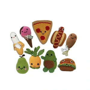 Shop Knit Knacks Food Collection Organic Cotton Small Dog Toy - Pet Home | The Perfect Pet Supplies Shopping Experience Pet Toys