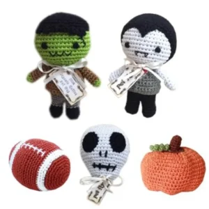Discount Knit Knacks Halloween / Fall Collection Organic Cotton Small Dog Toy - Pet Home | The Perfect Pet Supplies Shopping Experience Pet Toys