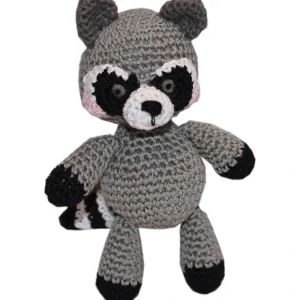 Fashion Knit Knacks Rowdy The Raccoon Organic Cotton Small Dog Toy - Pet Home | The Perfect Pet Supplies Shopping Experience Pet Toys