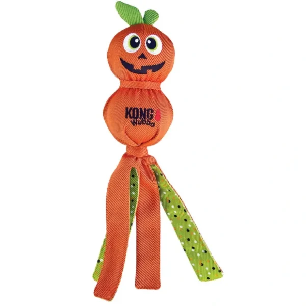 Store KONG, Halloween Wubba Ballistic - Pumpkin - Large - Plush Dog Toy - Pet Home | The Perfect Pet Supplies Shopping Experience Pet Toys