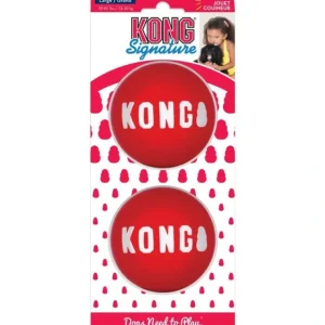 Clearance KONG SIGNATURE BALL (LG, RED) - Pet Home | The Perfect Pet Supplies Shopping Experience Pet Toys