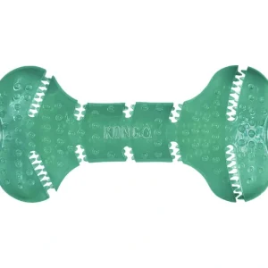 New KONG, Squeezz Dental Roller Bone - Extra Small/Small - Toss Dog Toy - Pet Home | The Perfect Pet Supplies Shopping Experience Pet Toys