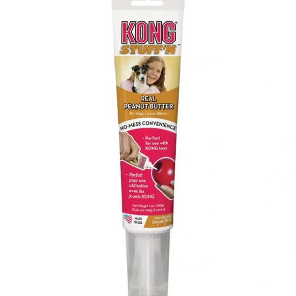 Clearance KONG Stuff'N Real Peanut Butter Dog Treat Tube - Pet Home | The Perfect Pet Supplies Shopping Experience Pet Toys