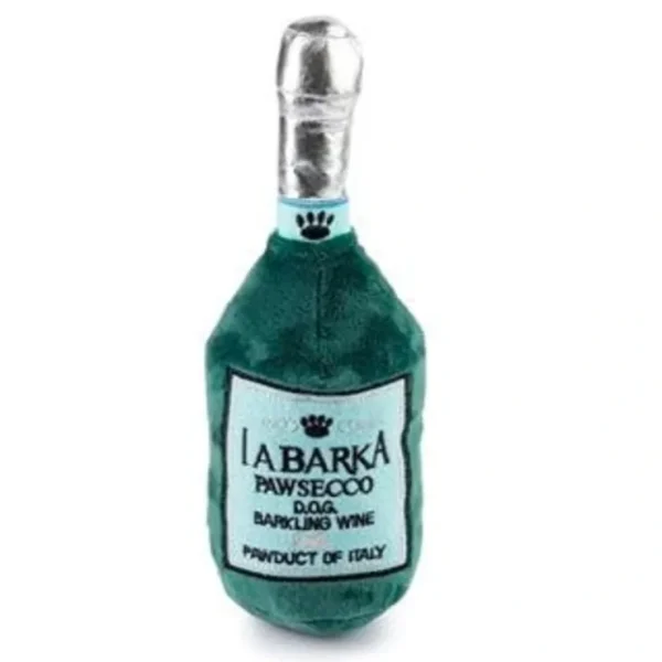 Outlet LaBarka Pawsecco Plush Dog Toy from Haute Diggity Dog - Pet Home | The Perfect Pet Supplies Shopping Experience Pet Toys