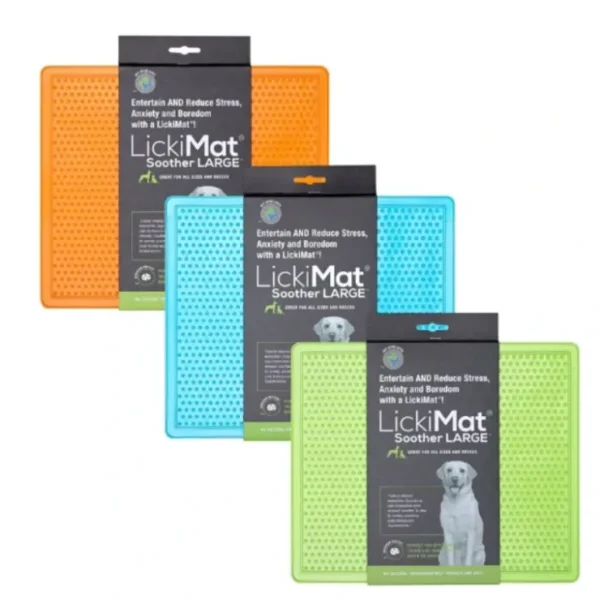 New Lickimat Soother Original Slow Food Licking Mat for Dogs Extra Large - Pet Home | The Perfect Pet Supplies Shopping Experience Cats