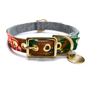 Best Limited Edition Vintage Floral Dog & Cat Collar, Orange - Pet Home | The Perfect Pet Supplies Shopping Experience Shop All