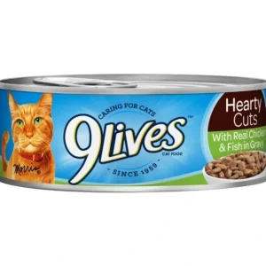 9 Lives Hearty Cuts with Real Chicken and Fish in Gravy Canned Cat Food - Pet Home | The Perfect Pet Supplies Shopping Experience