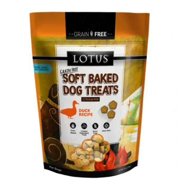 Sale Lotus - Grain-Free Soft Baked Duck Treats - Pet Home | The Perfect Pet Supplies Shopping Experience Dogs