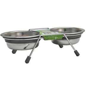 Best Loving Pet, Stainless Steel Double Diner - Pet Home | The Perfect Pet Supplies Shopping Experience Shop All
