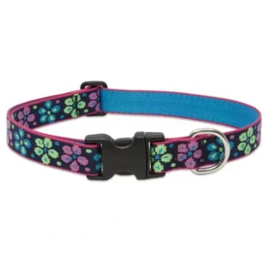 Store Lupine 12-20 Large Dog Collar Flower Power 1 inch thick, Adjustable 12-20 inches - Pet Home | The Perfect Pet Supplies Shopping Experience Dogs