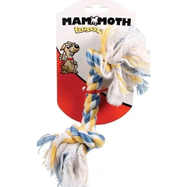 New MAMMOTH FLOSSY CHEWS COLOR ROPE BONE (9 IN, MULTI) - Pet Home | The Perfect Pet Supplies Shopping Experience Pet Toys