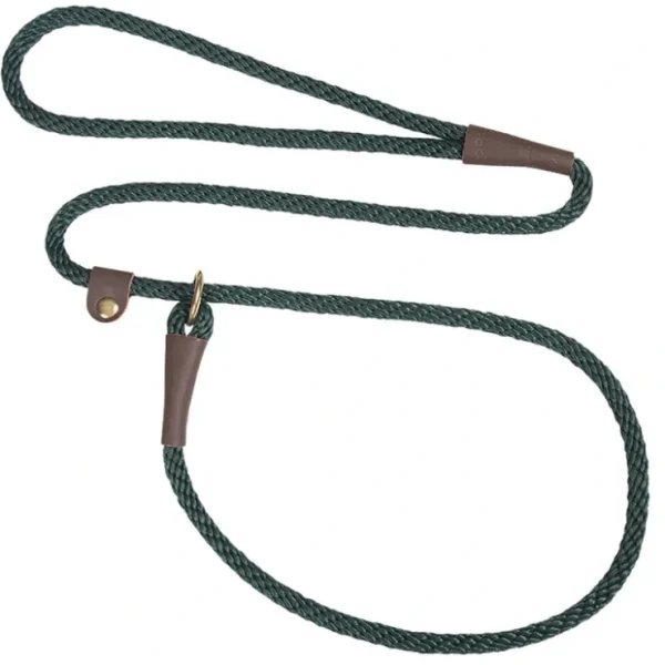 Shop Mendota, Small Slip Lead - Hunter Green - 3/8" Width - Pet Home | The Perfect Pet Supplies Shopping Experience Dogs