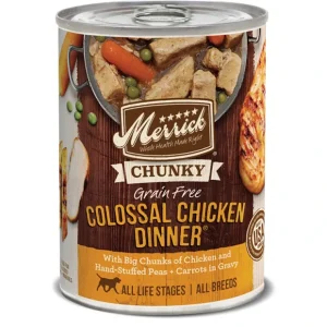 Sale Merrick - Chunky Grain Free Colossal Chicken Dinner in Gravy Wet Dog Food - Pet Home | The Perfect Pet Supplies Shopping Experience Dogs