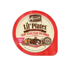 Best Merrick - Lil' Plates Teeny Texas Steak Tips Dinner in Gravy Wet Dog Food - Pet Home | The Perfect Pet Supplies Shopping Experience Shop All