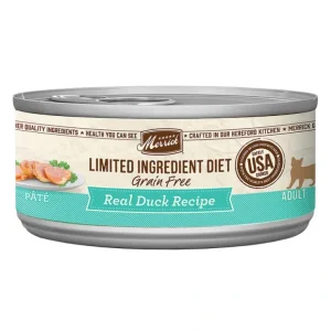 Clearance Merrick, CAT LID Real Duck Recipe 5 oz - Wet Cat Food - Pet Home | The Perfect Pet Supplies Shopping Experience Cats