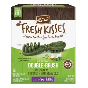 Store Merrick, Fresh Kisses Brush - Coconut - Pet Home | The Perfect Pet Supplies Shopping Experience Shop All
