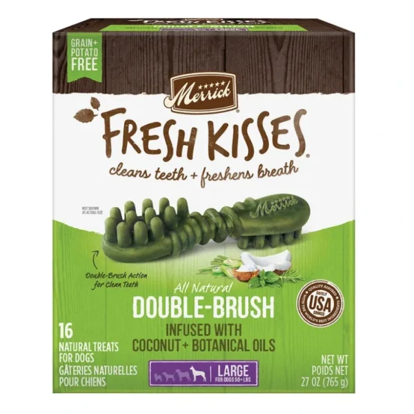 Store Merrick, Fresh Kisses Brush - Coconut - Pet Home | The Perfect Pet Supplies Shopping Experience Shop All