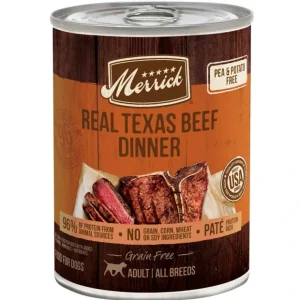 Shop Merrick Grain Free Real Texas Beef Dinner Canned Dog Food - Pet Home | The Perfect Pet Supplies Shopping Experience Dogs
