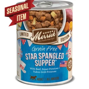Discount Merrick Grain Free Star Spangled Supper Seasonal Recipe - Pet Home | The Perfect Pet Supplies Shopping Experience Dogs