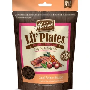 Discount Merrick Lil' Plates Grain Free Small Salmon Dog Treats - Pet Home | The Perfect Pet Supplies Shopping Experience Dogs