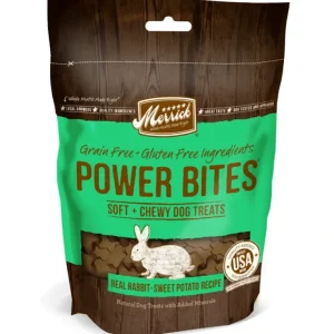 Discount Merrick Power Bites Grain Free Rabbit Recipe Dog Treats - Pet Home | The Perfect Pet Supplies Shopping Experience Dogs