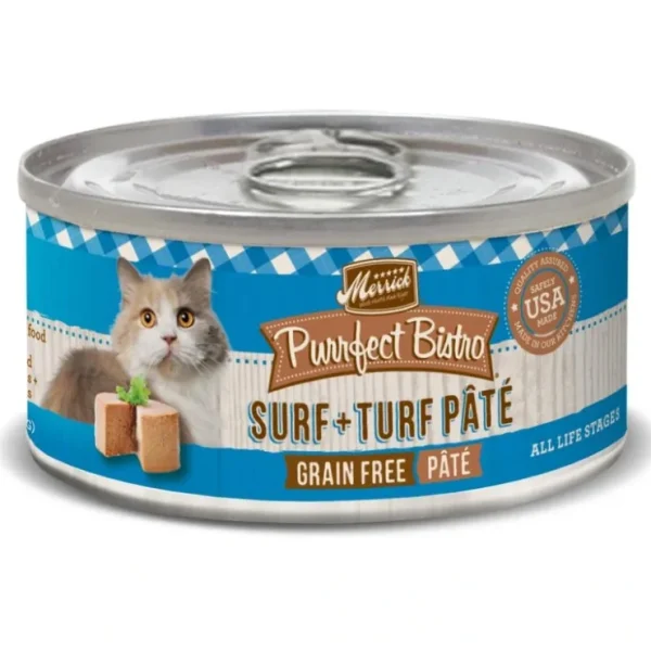 Fashion Merrick Purrfect Bistro Surf and Turf Grain Free Canned Food for Cats and Kittens - Pet Home | The Perfect Pet Supplies Shopping Experience Cats