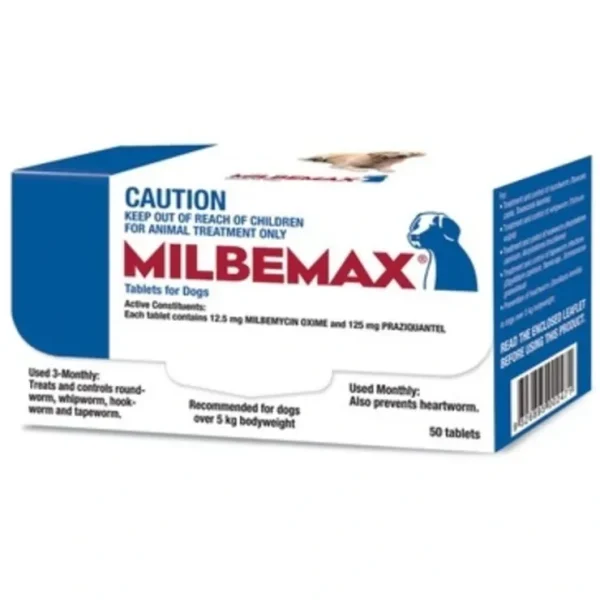 Discount Milbemax Allwormer tablets for large dog 50 pack - Pet Home | The Perfect Pet Supplies Shopping Experience Dogs