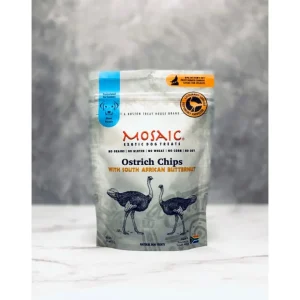 Sale Mosaic South African Ostrich Chips Infused with Butternut, 2.5 oz - Pet Home | The Perfect Pet Supplies Shopping Experience Dogs