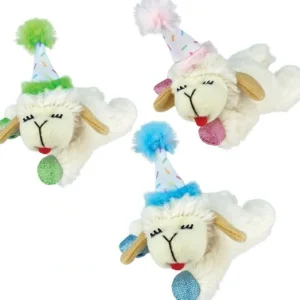 Cheap Multipet Birthday Lamb Chop Cat Toy 10Cm (Assorted Colours) - Pet Home | The Perfect Pet Supplies Shopping Experience Pet Toys