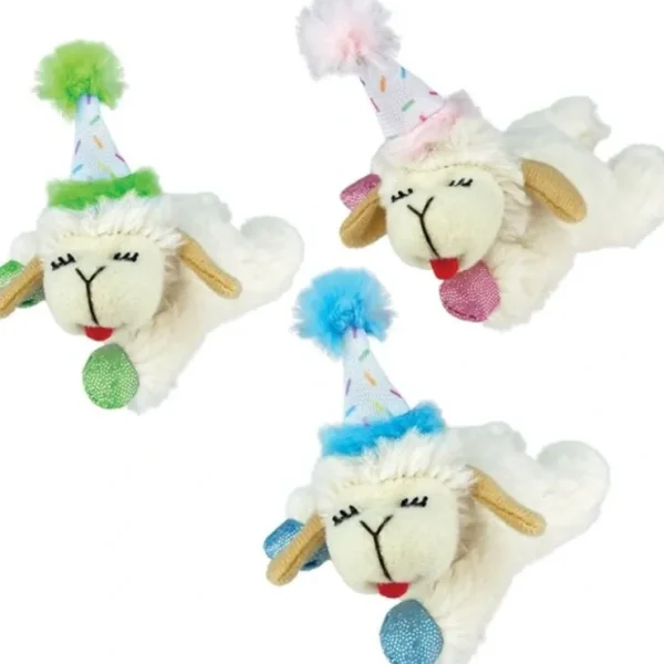 Cheap Multipet Birthday Lamb Chop Cat Toy 10Cm (Assorted Colours) - Pet Home | The Perfect Pet Supplies Shopping Experience Pet Toys