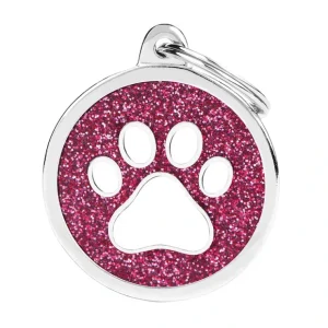 Store MyFamily, Glitter - Pink w/ White Paw - Pet Home | The Perfect Pet Supplies Shopping Experience Shop All