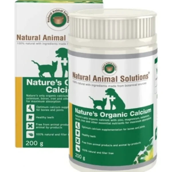 Fashion Natural Animal Solutions Organic Calcium 200g - Pet Home | The Perfect Pet Supplies Shopping Experience Cats
