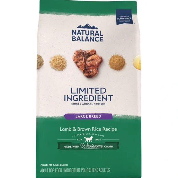 Shop Natural Balance, Adult Large Breed - LID - Lamb & Rice - Dry Dog Food - Pet Home | The Perfect Pet Supplies Shopping Experience Dogs