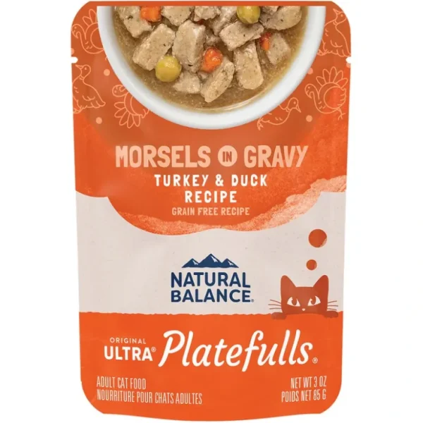 Sale Natural Balance, Feline Adult Platefulls Indoor -Turkey & Duck - 85g - Wet Cat Food - Pet Home | The Perfect Pet Supplies Shopping Experience Cats