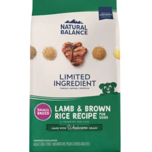 Sale Natural Balance Limited Ingredient Diet Lamb &Brown Rice Small Breed Recipe Dry Dog Food (4.5 lb) - Pet Home | The Perfect Pet Supplies Shopping Experience Dogs