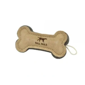 Sale Natural Leather & Wool Bone Toy - Pet Home | The Perfect Pet Supplies Shopping Experience Pet Toys