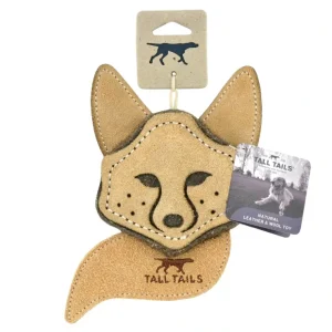 New Natural Leather & Wool Fox Toy, 4in - Pet Home | The Perfect Pet Supplies Shopping Experience Pet Toys