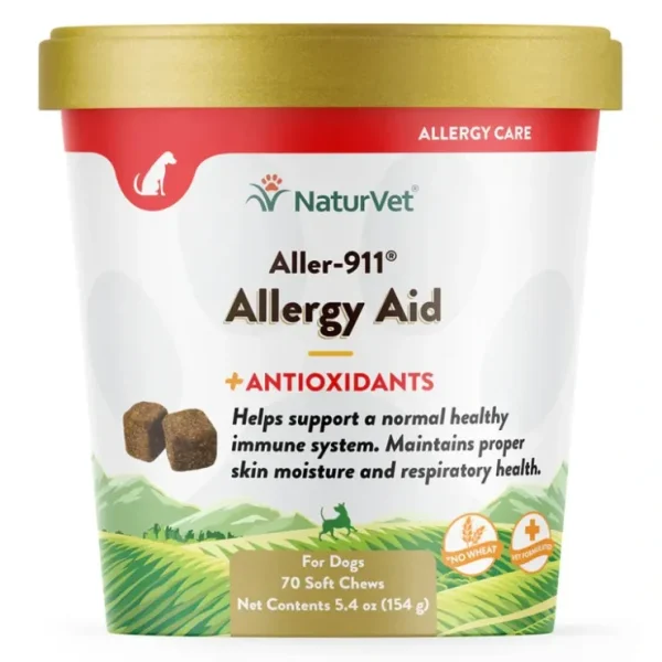 Best Sale NaturVet - Aller-911 Allergy Aid Soft Chews for Dogs - Pet Home | The Perfect Pet Supplies Shopping Experience Dogs