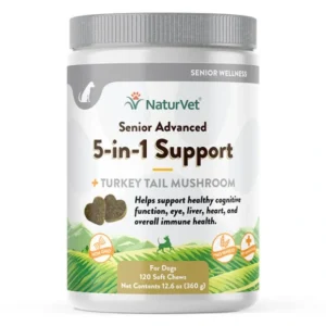 Sale NaturVet Senior Advance 5-in-1 Support Soft Chews for Dogs (60 Soft Chews) - Pet Home | The Perfect Pet Supplies Shopping Experience Dogs