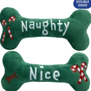 Cheap Naughty & Nice Bone Dog Toy (Double Sided) - Pet Home | The Perfect Pet Supplies Shopping Experience Pet Toys