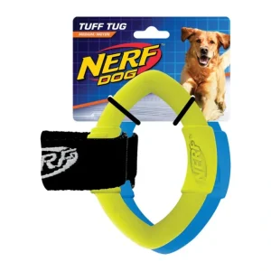 Sale Nerf Dog, 2 Ring Strap Tug - Medium - Pet Home | The Perfect Pet Supplies Shopping Experience Dogs